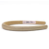 Thin Metallic Hair Band - Ivory Gold