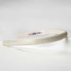 Thin Metallic Hair Band - Pearl Silver