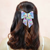 Embellished Hair Bow Alligator Clip - Multi