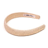 Foil Puff Hair Band - Beige