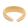 Broad Metallic Hair Band - Ivory Gold