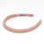 Thin Metallic Hair Band - Pink