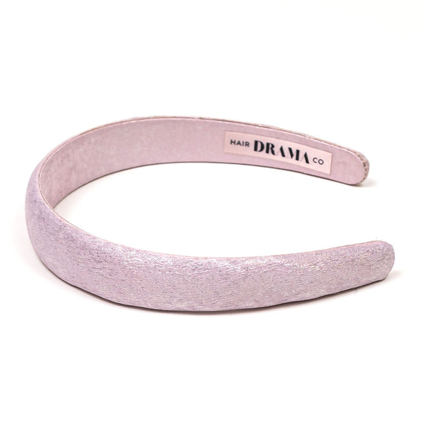 Foil Puff Hair Band - Lilac