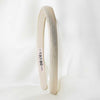 Thin Metallic Hair Band - Pearl Silver