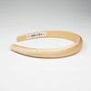 100% Mulberry Silk Puff Hair Band with Rhinestones - Nude