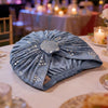 Blue Turban - Silver Crystals