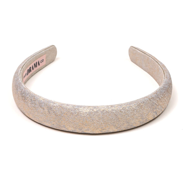 Foil Puff Hair Band - Blue