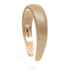 Broad Metallic Hair Band - Ivory Gold