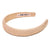 Foil Puff Hair Band - Beige
