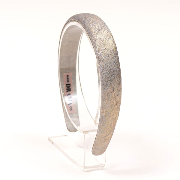 Foil Puff Hair Band - Blue