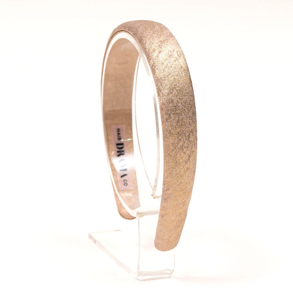 Foil Puff Hair Band - Beige