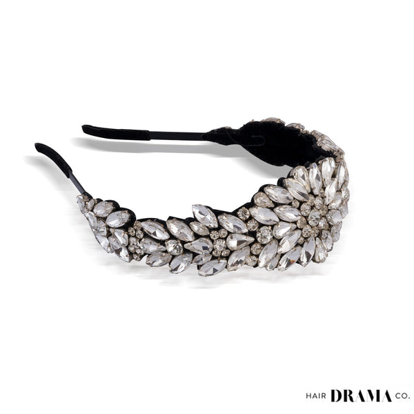 Rosemary Broad Headband - Silver