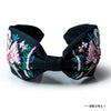 Swan Knotted Headband - Black