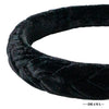 Velvet Braided Headband - Black