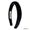Velvet Braided Headband - Black