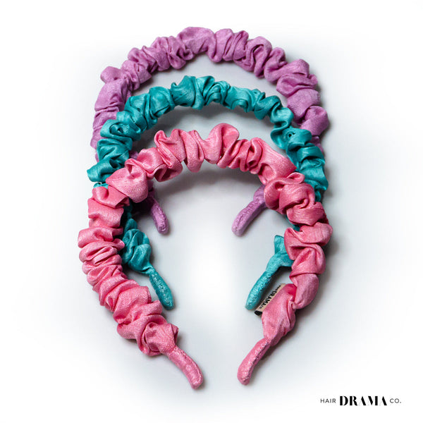 Unicorn Scrunchie Headband - Set of 3
