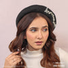 Black Wool Beret