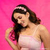 Crystal Shell Hair Band for Women - Shades Of Pink