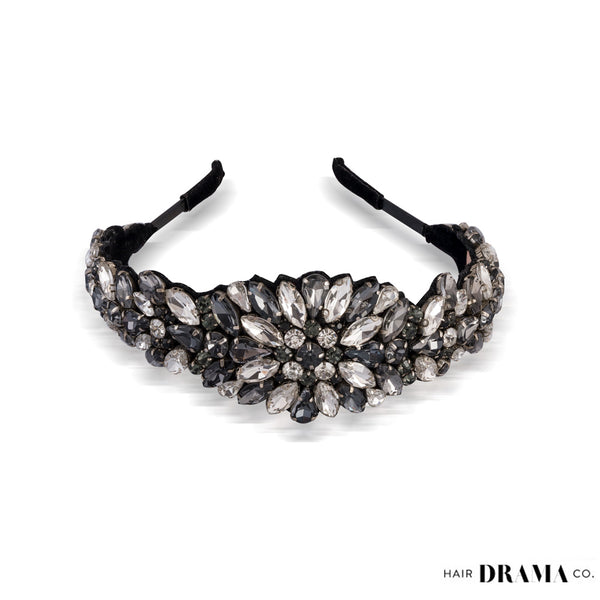 Rosemary Broad Headband - Grey