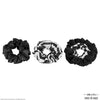 HDC x Emily in Paris Monochrome Satin Scrunchies- Set of 3
