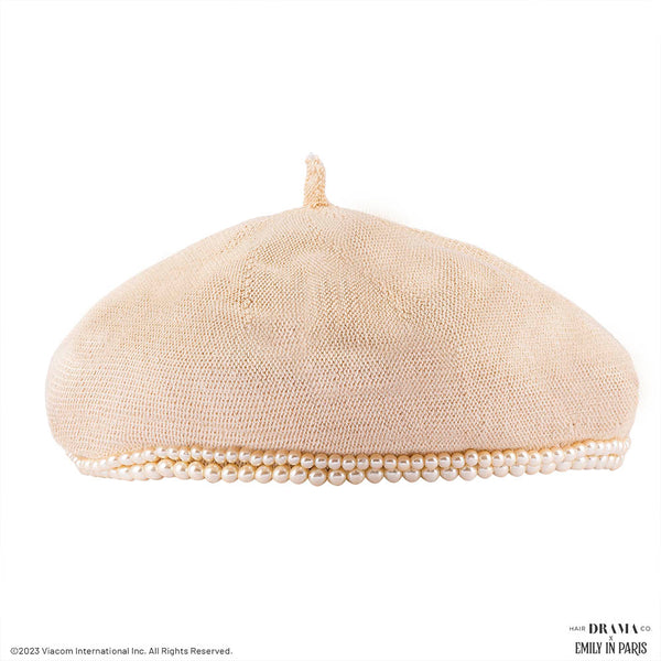 Off-white Wool Beret