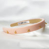 Peach Puff Hair Band - 8 Charms