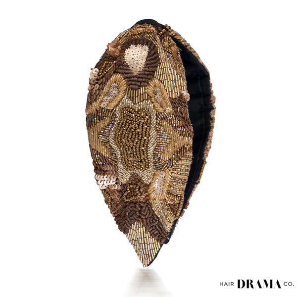 Gracious Knotted Headband - Bronze