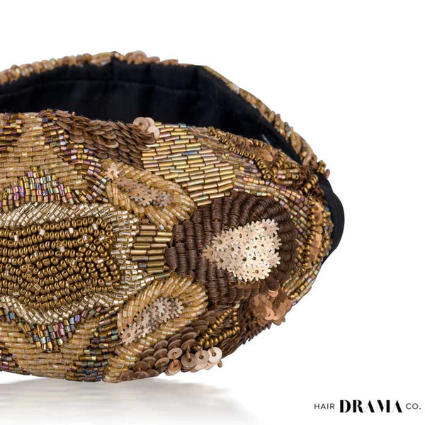 Gracious Knotted Headband - Bronze