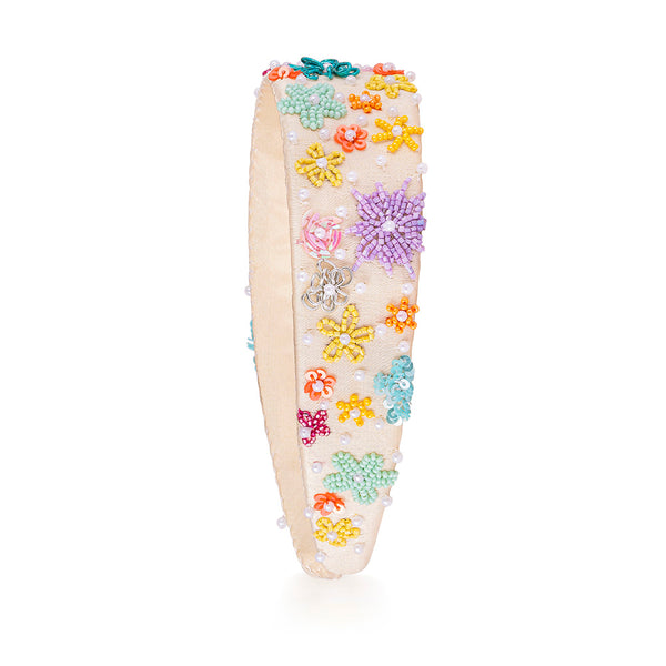 Summer Bloom Embellished Hairband - Multi