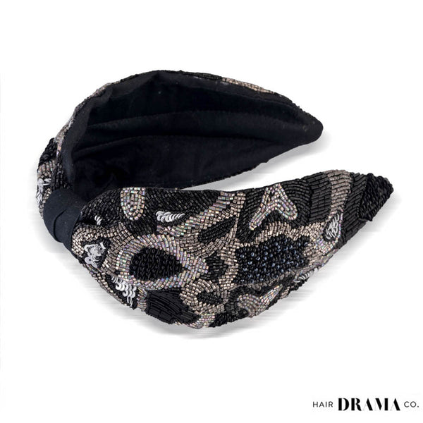 Gracious Knotted Headband - Black