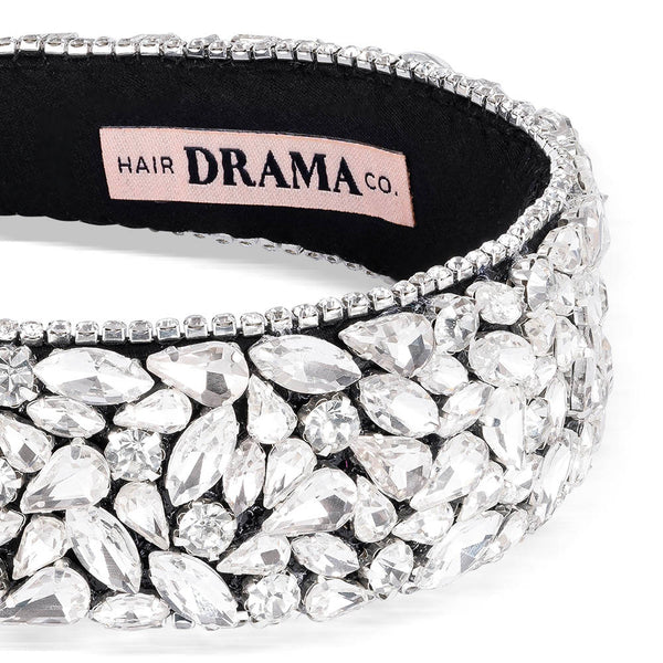 Rosemary Flat Hair Band - Silver