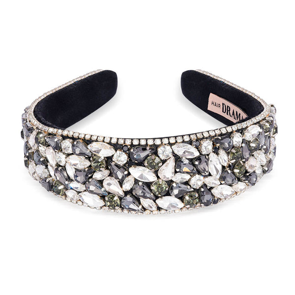 Rosemary Flat Hair Band - Grey