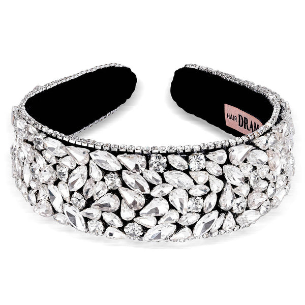 Rosemary Flat Hair Band - Silver