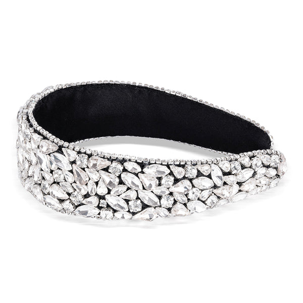 Rosemary Flat Hair Band - Silver