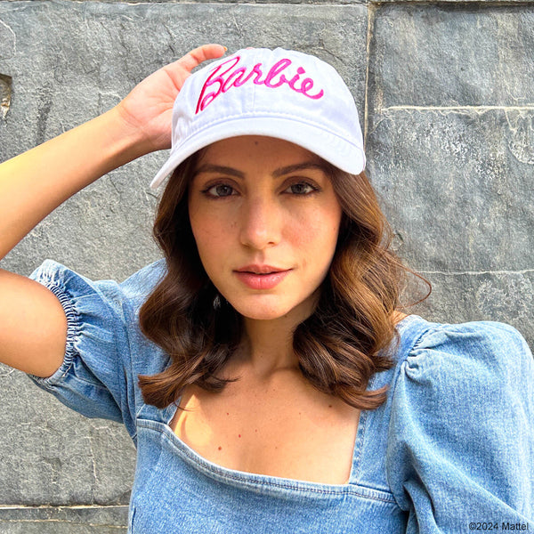 Barbie Baseball Cap - White & Pink