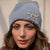 HDC X Emily In Paris Grey Beanie with Pearls, Crystals & Camera Charm