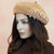 Beret with Pearls & Crystals - Tan