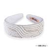 Embellished Flat Band - White