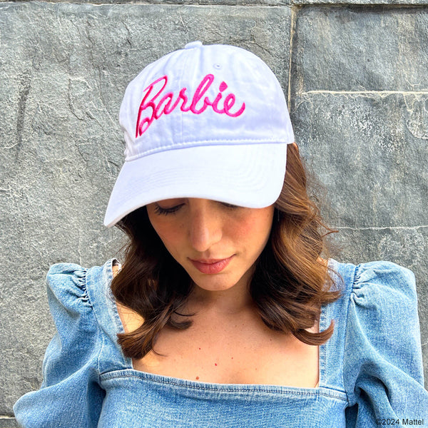 Barbie Baseball Cap - White & Pink