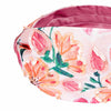 Floral Knotted Hair Band - Pink & Peach