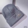 HDC X Emily In Paris Grey Beanie with Pearls, Crystals & Camera Charm