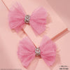HDC x Emily in Paris Sparkling Pink Hair Bow Alligator Clip - Set of 2