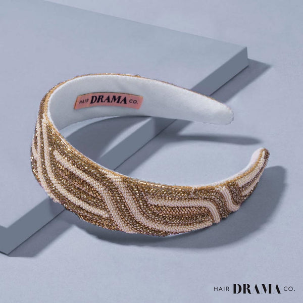 Embellished Flat Band - Gold