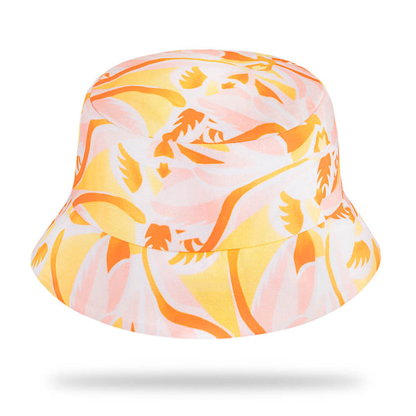 Summer Sorbet Bucket Hat - Yellow & Orange