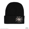 HDC X Emily In Paris Black Beanie with Pearls, Crystals & Camera Charm