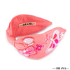 Color me Magic Knotted Embellished Hair Band for Women - Rose Pink