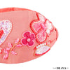 Color me Magic Knotted Embellished Hair Band for Women - Rose Pink