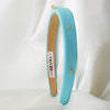 Sky Blue Puff Hair Band - 5 Charms