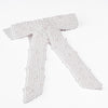 Embellished Pearl Hair Bow Barrette Clip - White