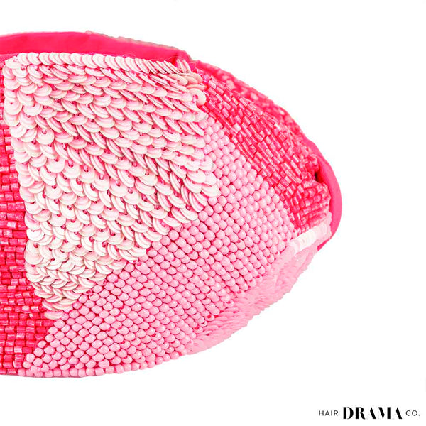 Camouflage Knotted Embellished Hair Band for Women - Shades of Pink